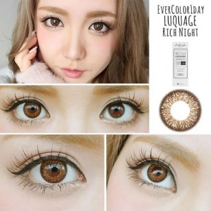 (EL1002)EverColor 1day LUQUAGE RichNight 10片裝